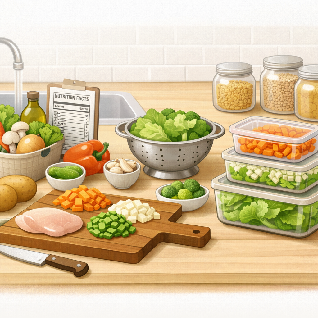 식재료 손질 순서